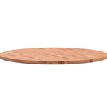 vidaXL Tafelblad rond Ø90x2,5 cm massief beukenhout