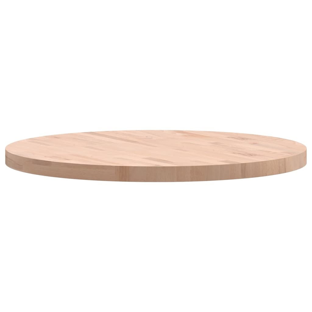 vidaXL Tafelblad rond Ø80x4 cm massief beukenhout