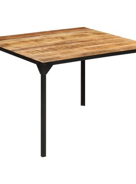 vidaXL Eettafel 110x110x76 cm massief mangohout