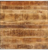 vidaXL Eettafel 110x110x76 cm massief mangohout