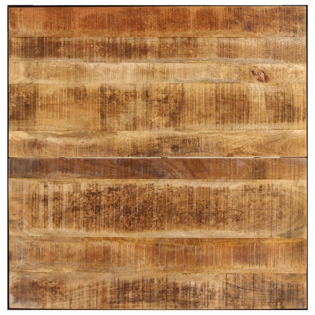 vidaXL Eettafel 110x110x76 cm massief mangohout