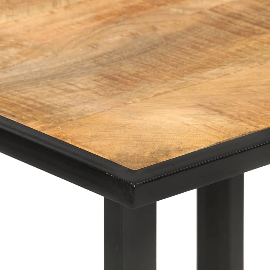 vidaXL Eettafel 110x55x75,5 cm massief mangohout