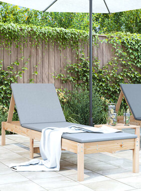 VidaXL Ligstoel 199,5x60x74 cm massief grenenhout