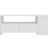 VidaXL Salontafel 102x55x42 cm bewerkt hout wit