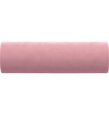 vidaXL Sierkussens 2 st 15x50 cm fluweel roze