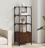 VidaXL Boekenkast 3-laags 41x30x109,5 cm bewerkt hout bruineikenkleur