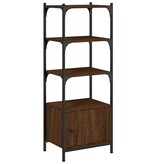 VidaXL Boekenkast 3-laags 41x30x109,5 cm bewerkt hout bruineikenkleur