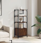 VidaXL Boekenkast 3-laags 41x30x109,5 cm bewerkt hout bruineikenkleur