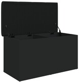 VidaXL Opbergbankje 82x42x45 cm bewerkt hout zwart