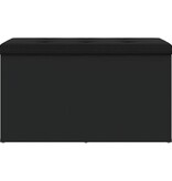VidaXL Opbergbankje 82x42x45 cm bewerkt hout zwart