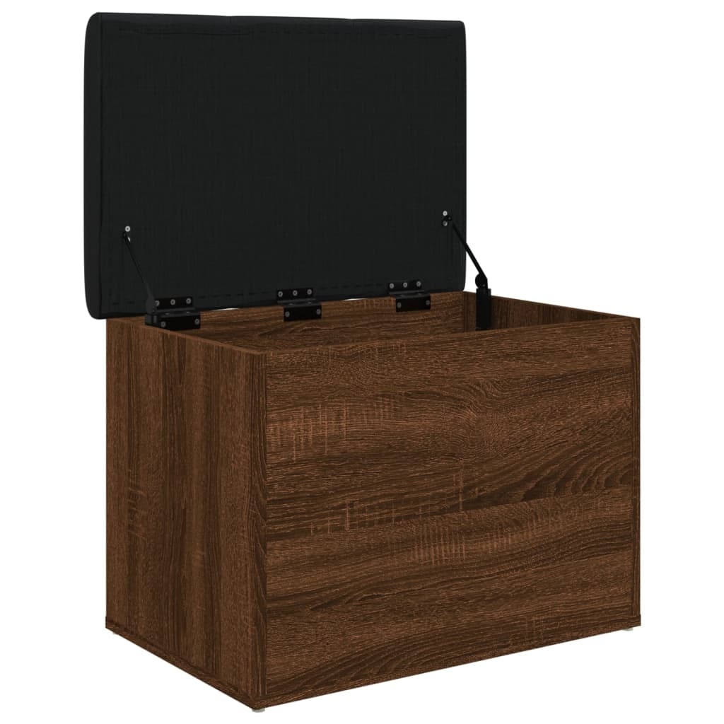 VidaXL Opbergbankje 62x42x45 cm bewerkt hout bruineikenkleurig