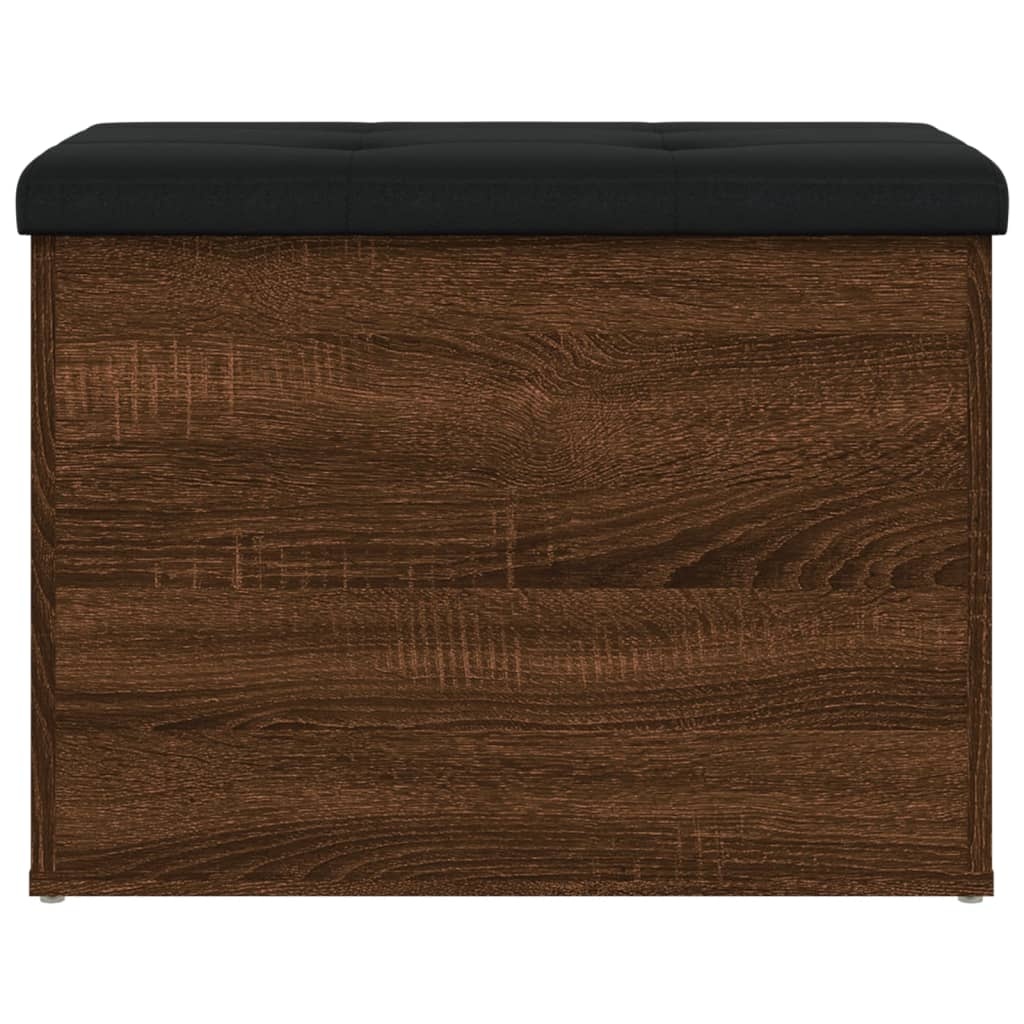 VidaXL Opbergbankje 62x42x45 cm bewerkt hout bruineikenkleurig
