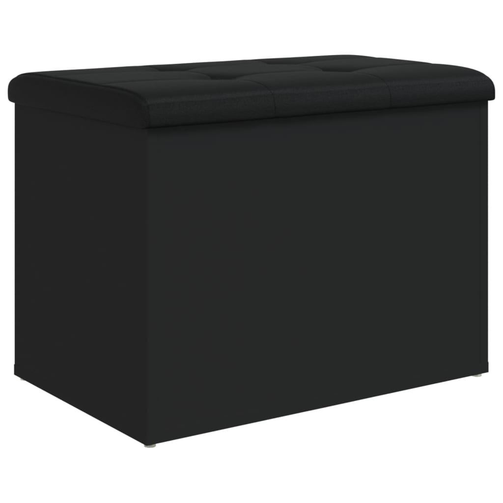 VidaXL Opbergbankje 62x42x45 cm bewerkt hout zwart