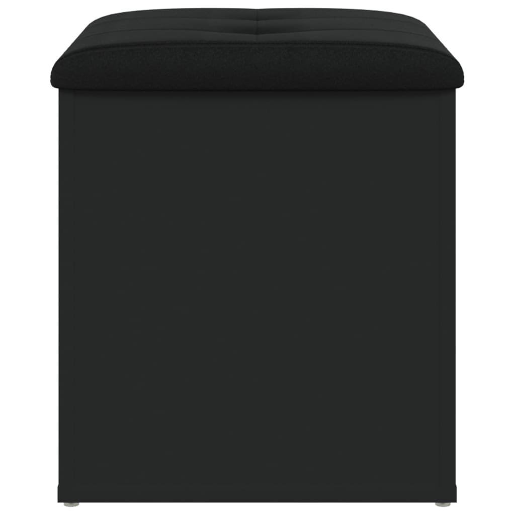 VidaXL Opbergbank 42x42x45 cm bewerkt hout zwart