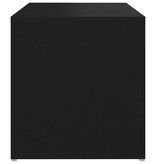 vidaXL Bijzettafel 59x36x38 cm spaanplaat zwart