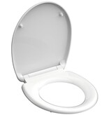 vidaXL Toiletbril WHITE duroplast