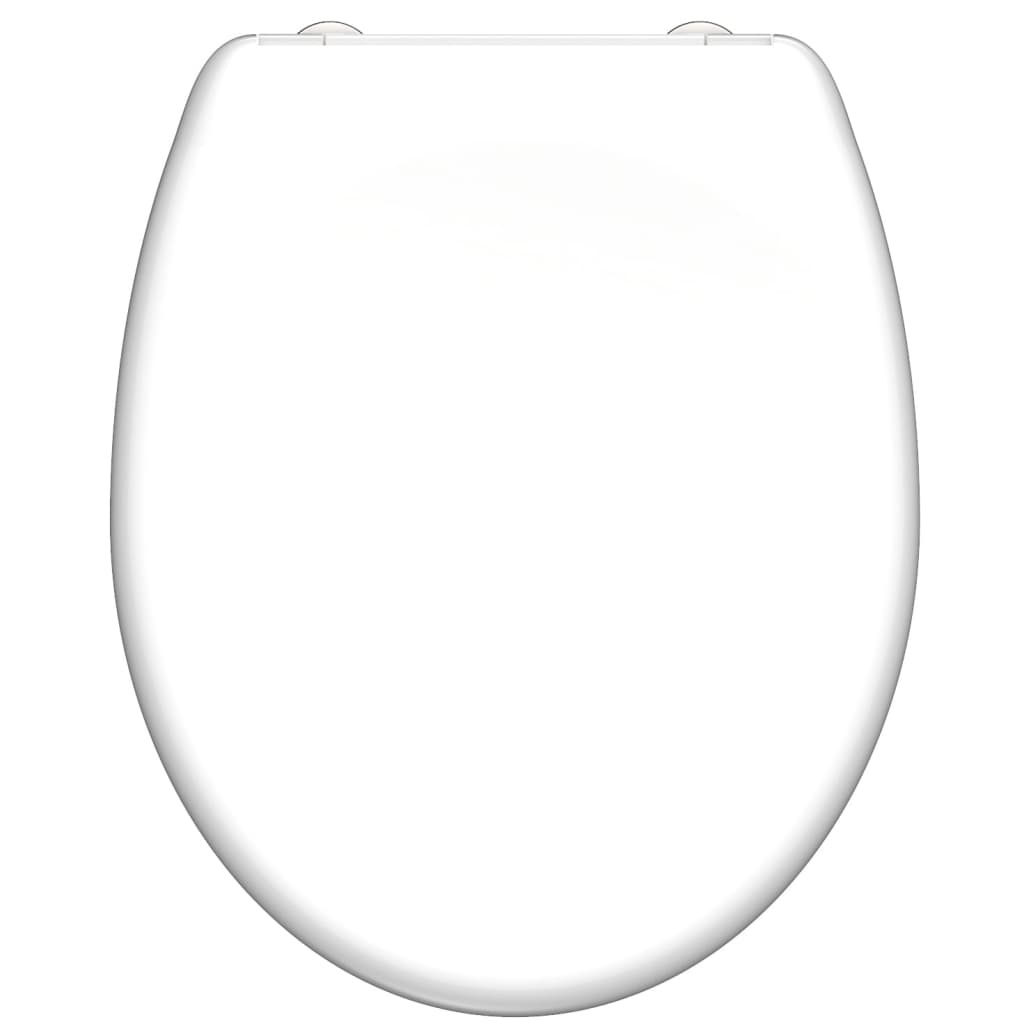 vidaXL Toiletbril WHITE duroplast