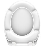 vidaXL Toiletbril WHITE duroplast