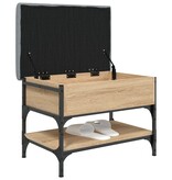 VidaXL Schoenenbank 62x42x45 cm bewerkt hout sonoma eikenkleurig