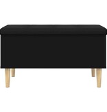 VidaXL Opbergbankje 82x42x46 cm bewerkt hout zwart