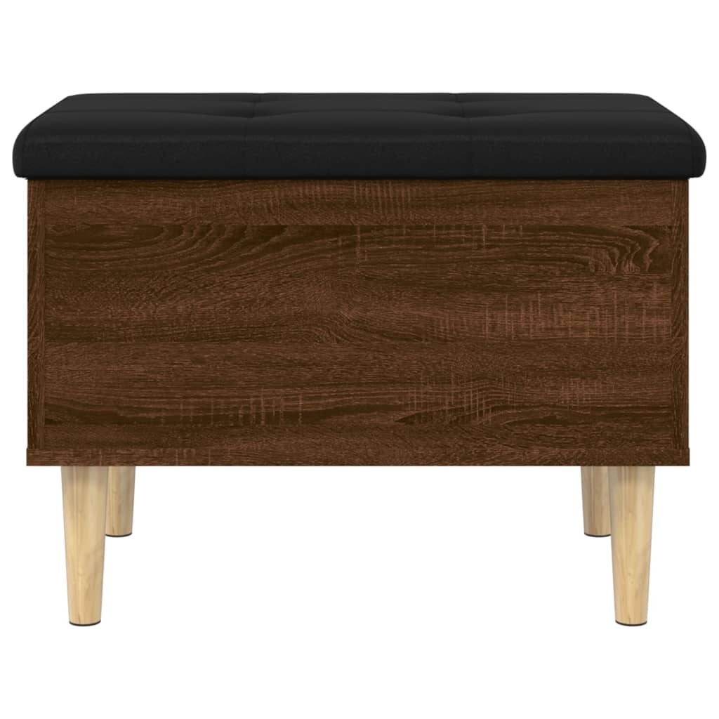 VidaXL Opbergbankje 62x42x46 cm bewerkt hout bruineikenkleurig