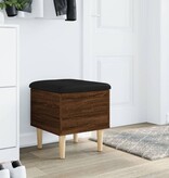 VidaXL Opbergbankje 42x42x46 cm bewerkt hout bruineikenkleurig
