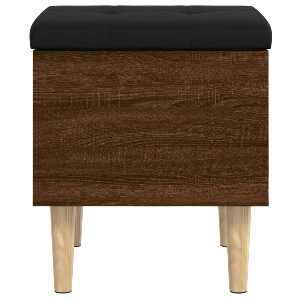 VidaXL Opbergbankje 42x42x46 cm bewerkt hout bruineikenkleurig