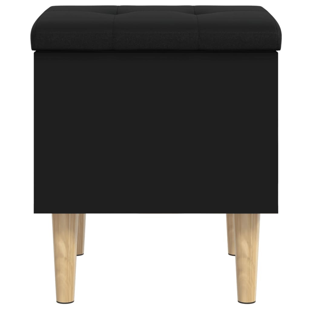 VidaXL Opbergbank 42x42x46 cm bewerkt hout zwart