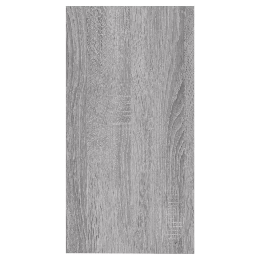 VidaXL Bijzettafel 50x26x50 cm bewerkt hout grijs sonoma eikenkleurig