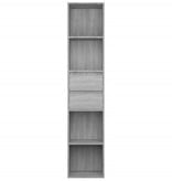 VidaXL Boekenkast 36x30x171 cm bewerkt hout grijs sonoma eikenkleurig