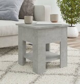 VidaXL Salontafel 40x40x42 cm bewerkt hout betongrijs