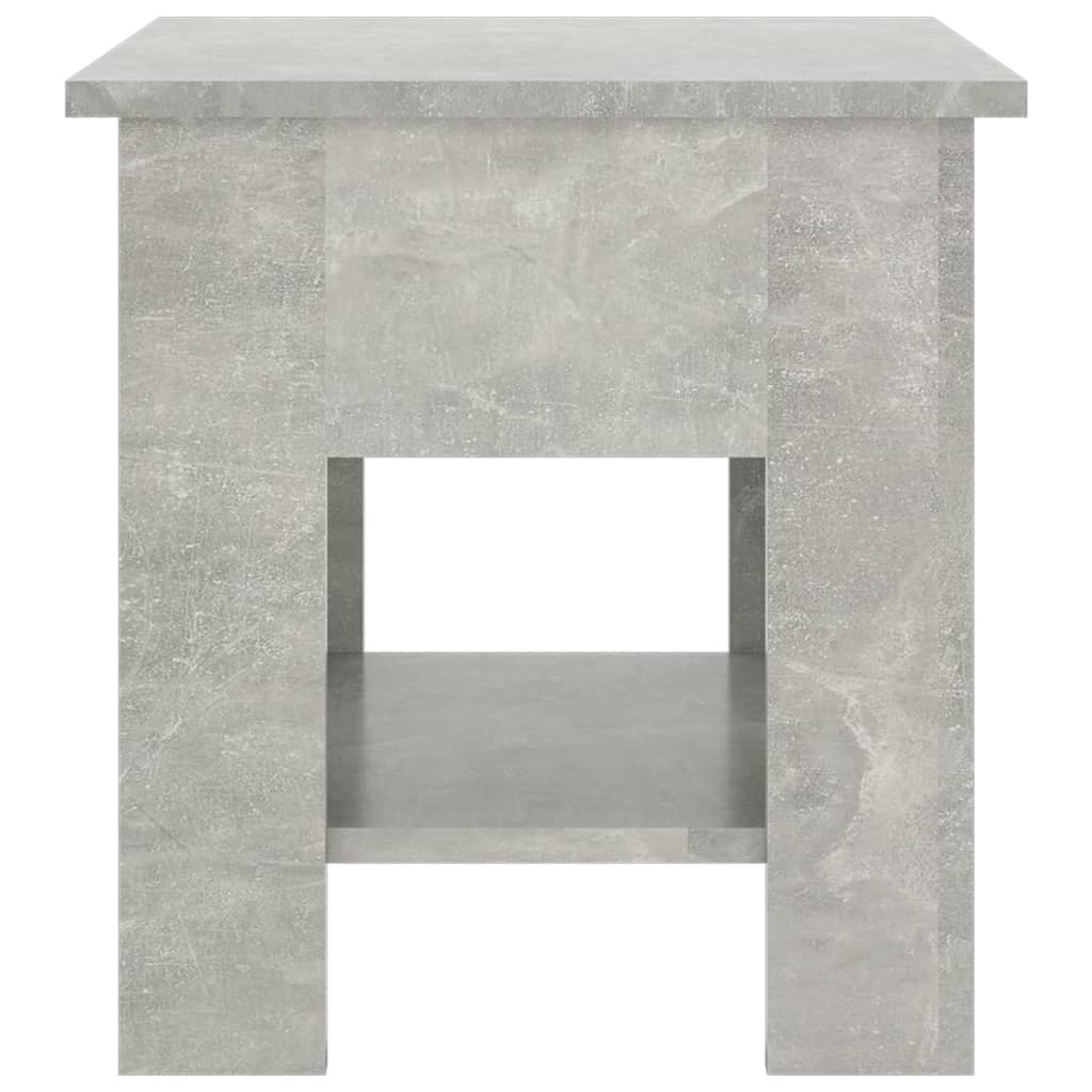 VidaXL Salontafel 40x40x42 cm bewerkt hout betongrijs