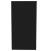 vidaXL Bijzettafel 50x26x50 cm spaanplaat zwart