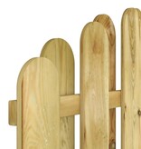 vidaXL Poort 100x150 cm geïmpregneerd grenenhout