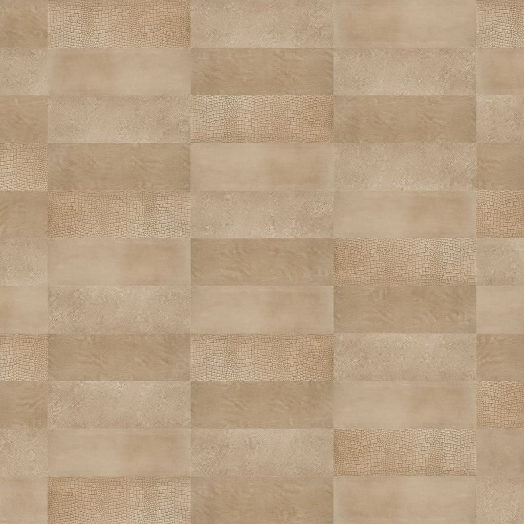VidaXL 16 st Tegel Salisbury leer zandbeige