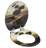 vidaXL Toiletbril soft-close SEA STONE