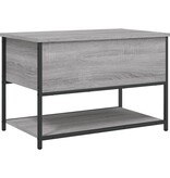 VidaXL Opbergbankje 70x42,5x47 cm bewerkt hout grijs sonoma eikenkleur