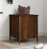 VidaXL Opbergbankje 40x42,5x50 cm bewerkt hout bruineikenkleurig