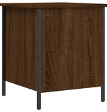 VidaXL Opbergbankje 40x42,5x50 cm bewerkt hout bruineikenkleurig