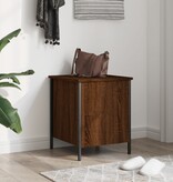 VidaXL Opbergbankje 40x42,5x50 cm bewerkt hout bruineikenkleurig