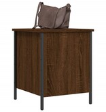 VidaXL Opbergbankje 40x42,5x50 cm bewerkt hout bruineikenkleurig