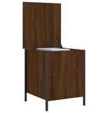 VidaXL Opbergbankje 40x42,5x50 cm bewerkt hout bruineikenkleurig