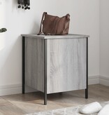 VidaXL Opbergbankje 40x42,5x50 cm bewerkt hout grijs sonoma eikenkleur