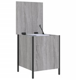 VidaXL Opbergbankje 40x42,5x50 cm bewerkt hout grijs sonoma eikenkleur