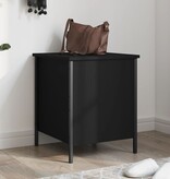 VidaXL Opbergbankje 40x42,5x50 cm bewerkt hout zwart