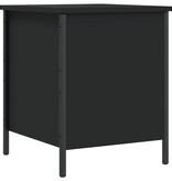 VidaXL Opbergbankje 40x42,5x50 cm bewerkt hout zwart