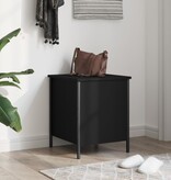 VidaXL Opbergbankje 40x42,5x50 cm bewerkt hout zwart