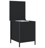 VidaXL Opbergbankje 40x42,5x50 cm bewerkt hout zwart