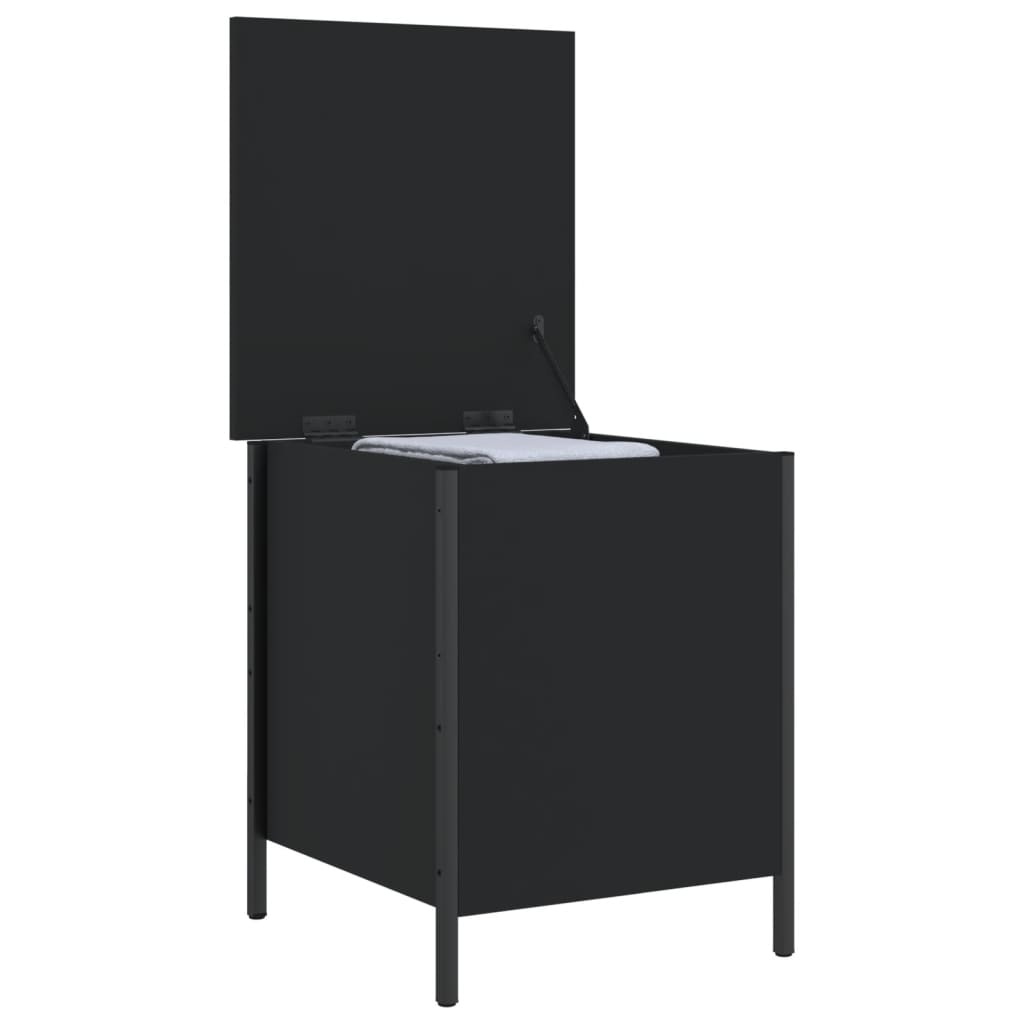 VidaXL Opbergbankje 40x42,5x50 cm bewerkt hout zwart