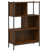 VidaXL Boekenkast 72x28x109 cm bewerkt hout bruineikenkleurig